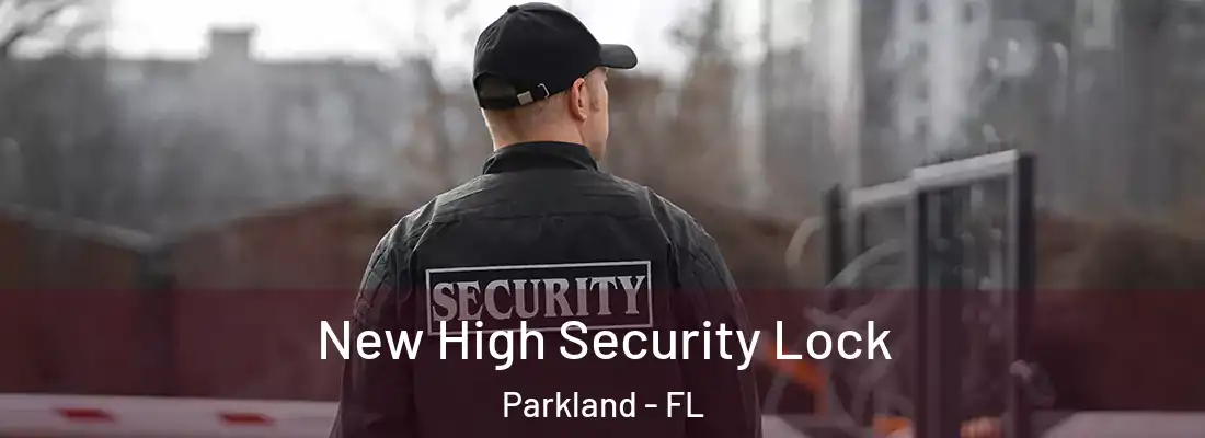 New High Security Lock Parkland - FL